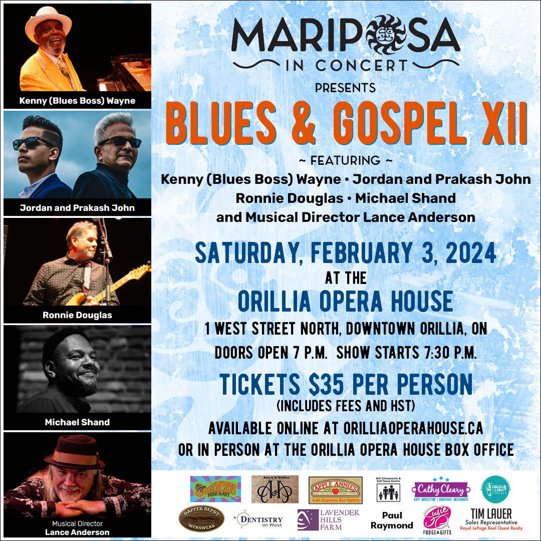 Mariposa’s Annual ‘Evening of Blues & Gospel’ Show Feb. 3, 2024