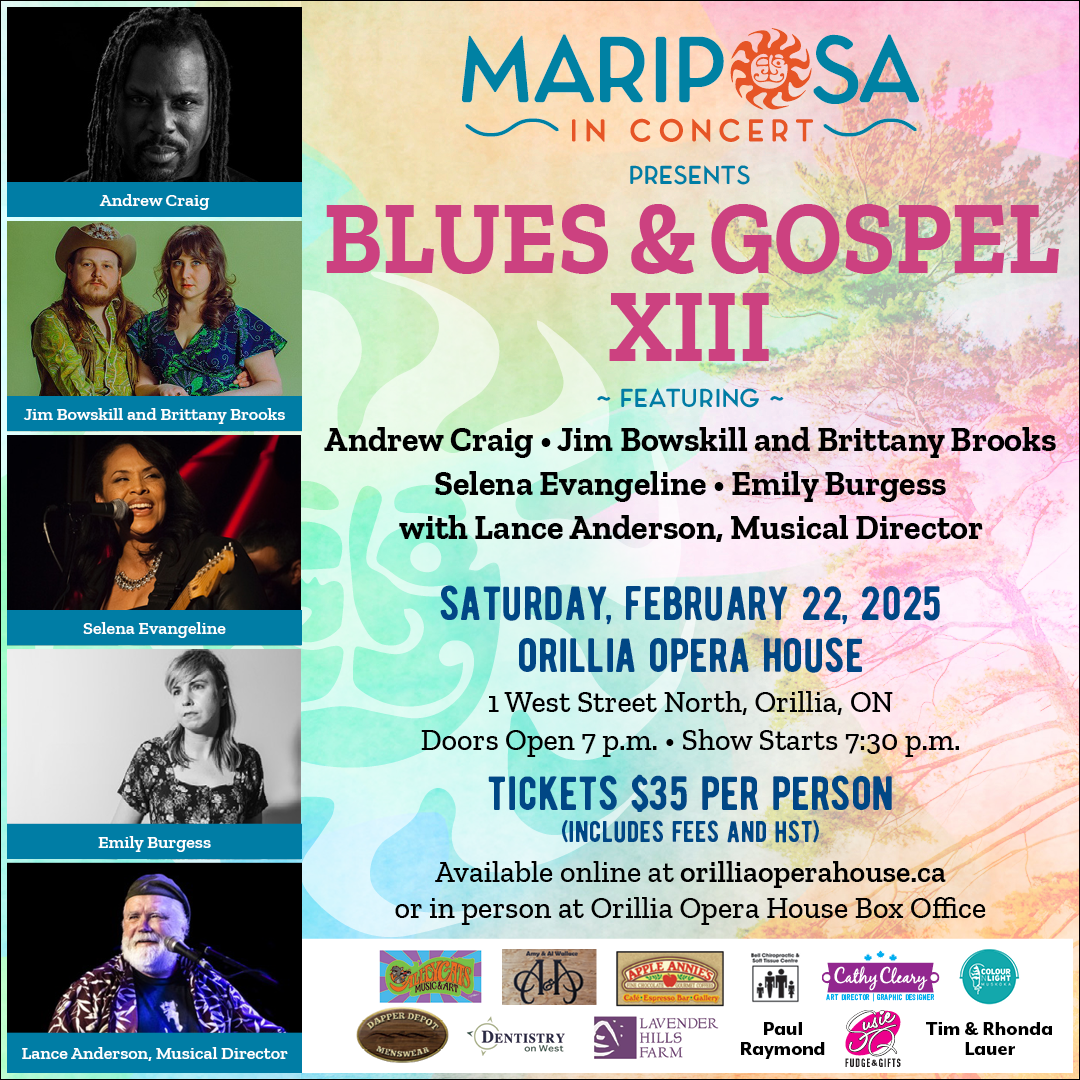 Mariposa’s Annual ‘Evening of Blues & Gospel’ Show Feb. 22, 2025