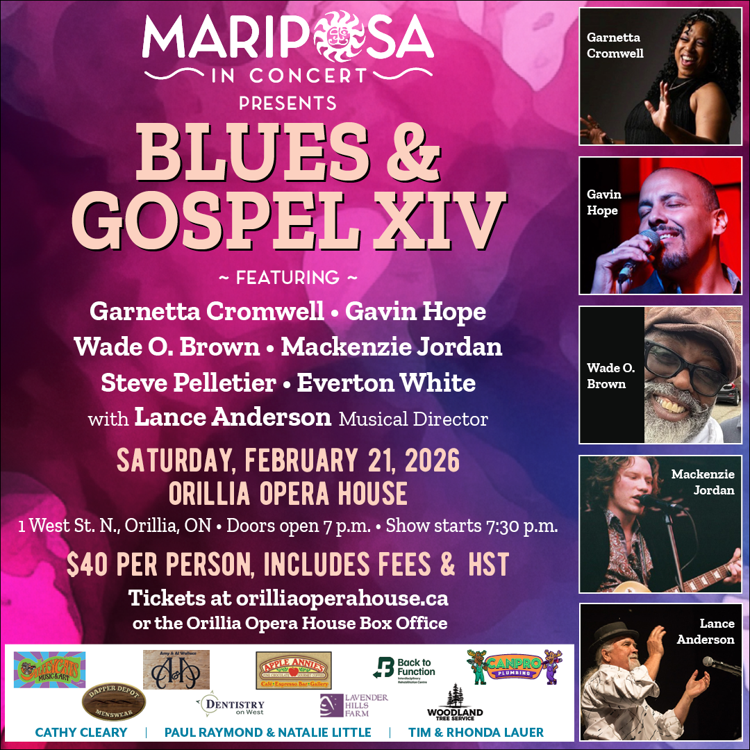 Mariposa’s Annual ‘Evening of Blues & Gospel’ Show Feb. 21, 2026
